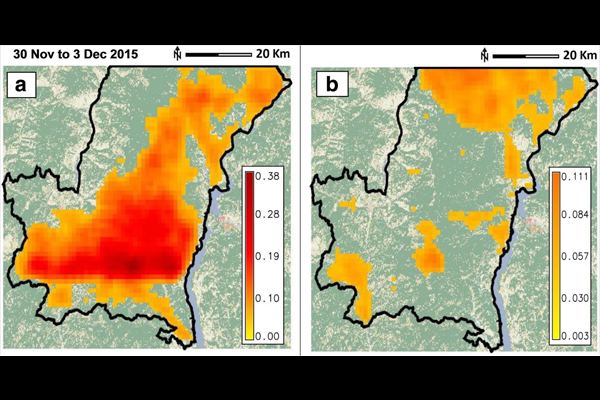 map of area which would benefit from treatments or as a place where fuels treatments should be excluded